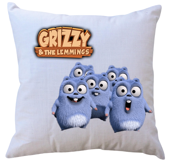 Poduszka Grizzy i Lemingi