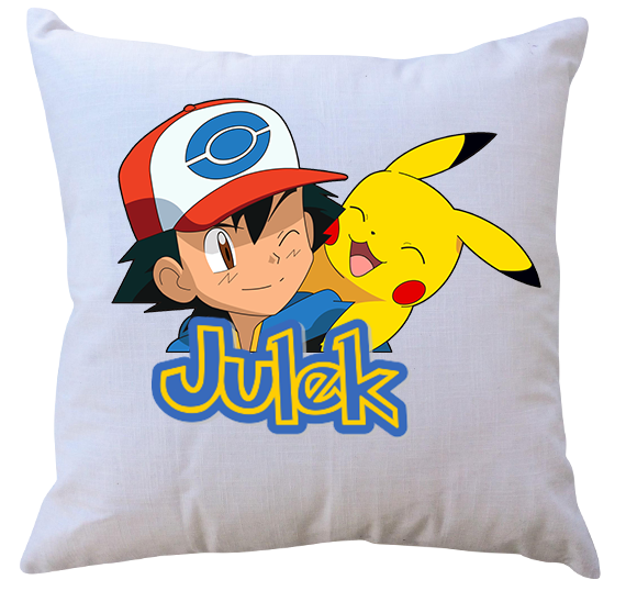Poduszka Pokemon z imieniem