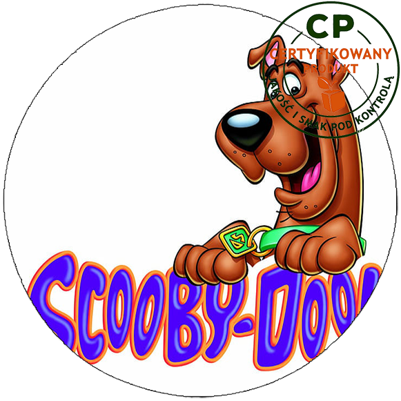 Opłatek na tort - Scoobie Doo