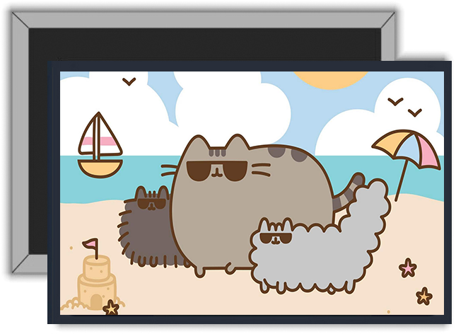 Magnes na lodówkę Pusheen