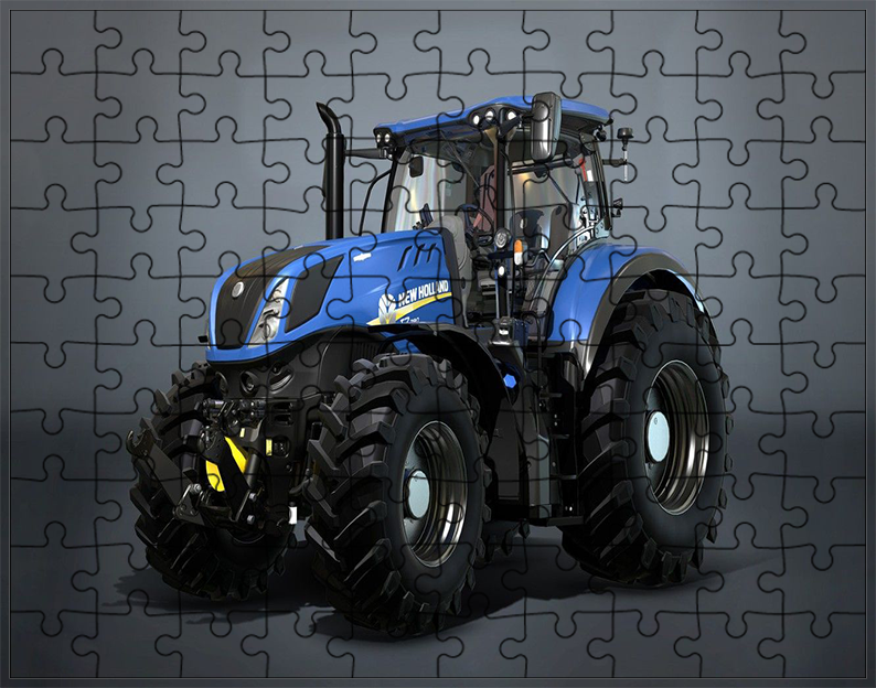 Puzzle Traktor Ciągnik