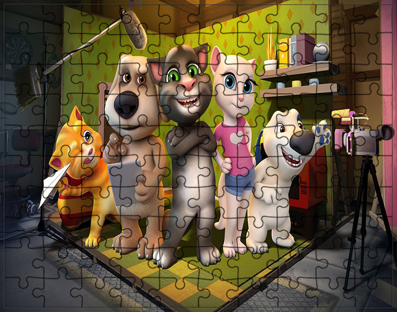 Puzzle Gadający Kot