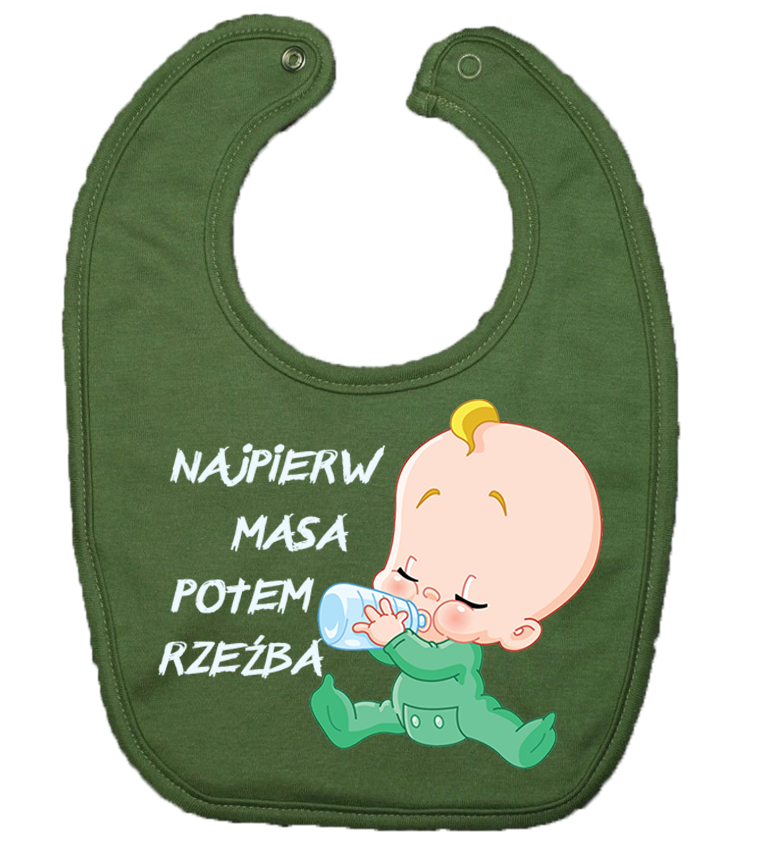 Śliniaczek Bawełniany Najpierw Masa