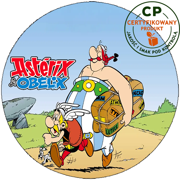 Opłatek waflowy na tort - ASTERIX & OBELIX