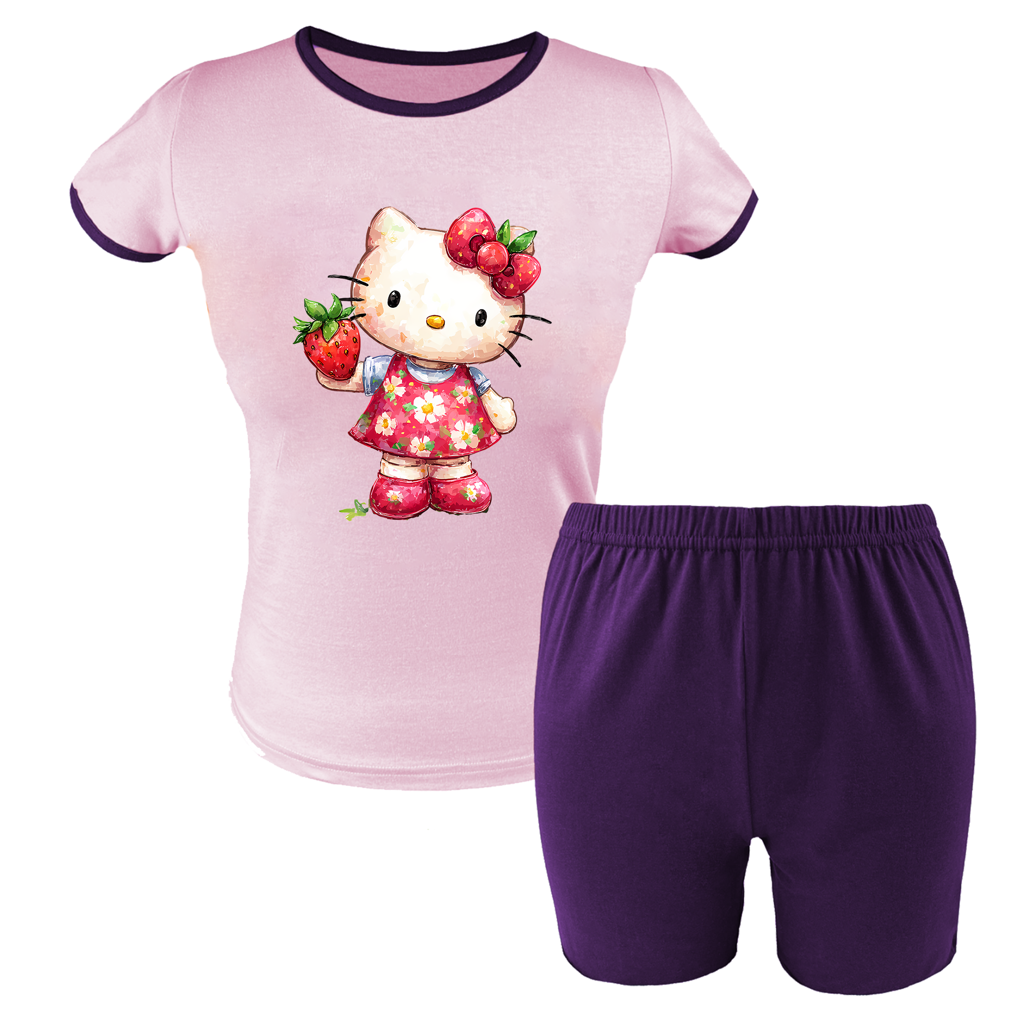 Krótka Piżama dziecięca Hello Kitty