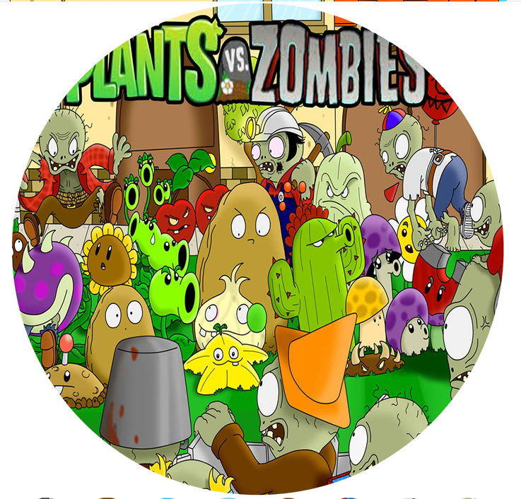 Podkładka pod myszkę Plants vs Zombie