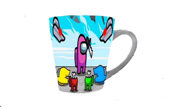 Kubek latte Among Us