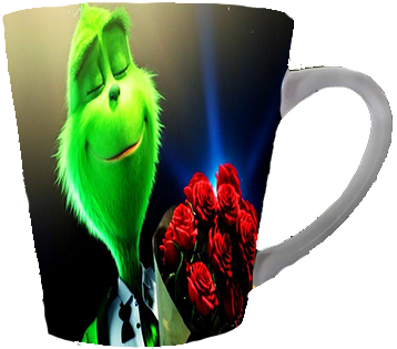 Kubek latte Grinch