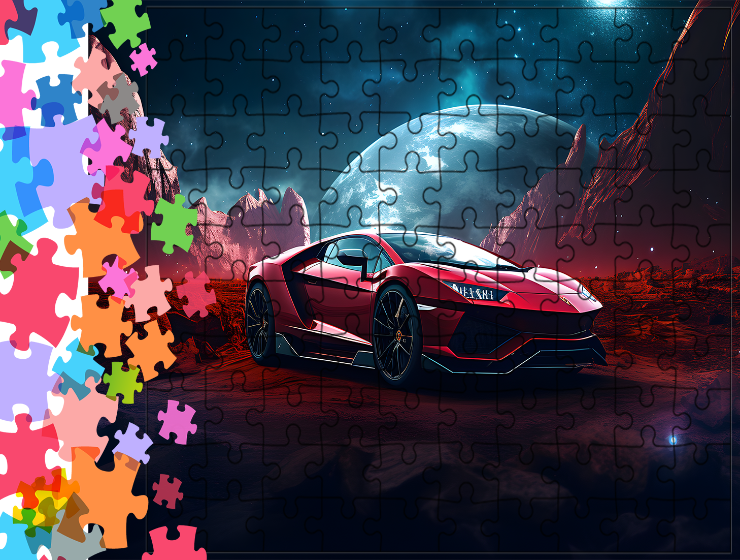 Puzzle tradycyjne Samochody