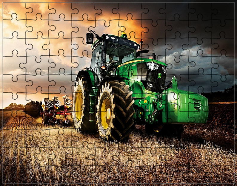 Puzzle Traktor Ciągnik