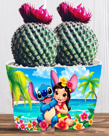 Doniczka do kwiatów/roślin - Lilo i Stich