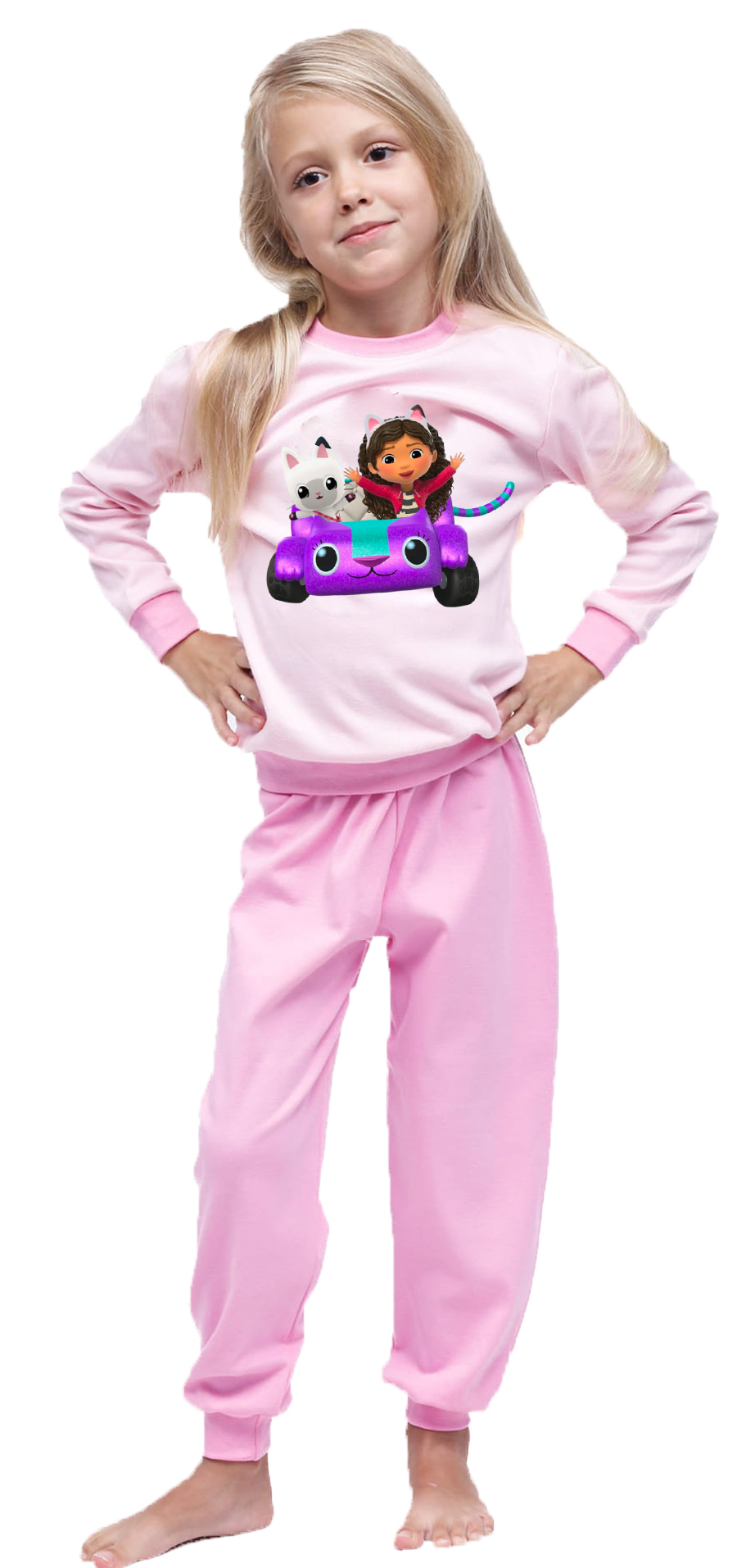 Piżama dziecięca Koci Domek