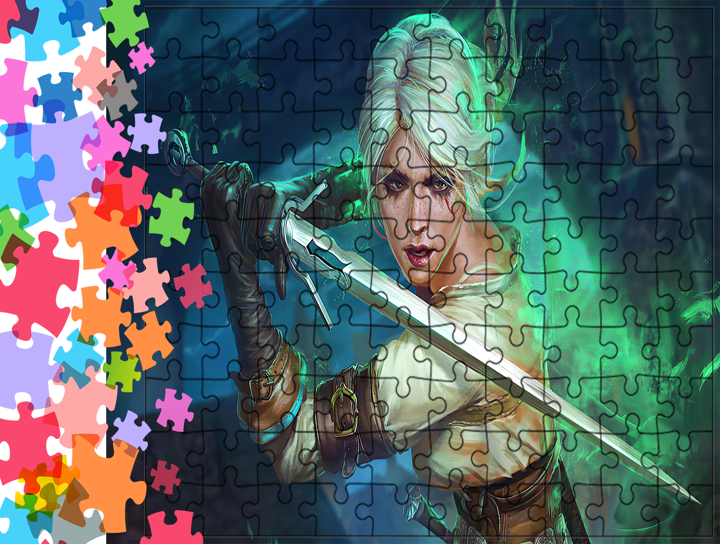 Puzzle tradycyjne Wiedźmin