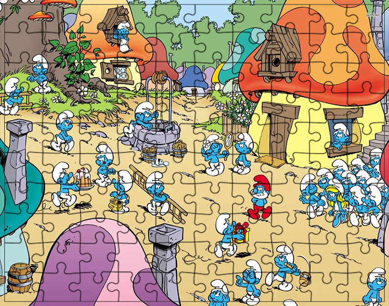 Puzzle Smerfy