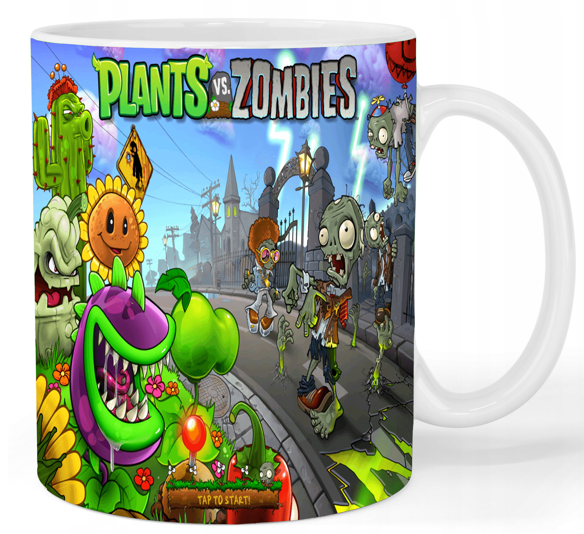 Kubek ceramiczny Plants vs Zombie