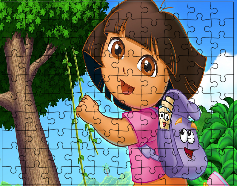 Puzzle tradycyjne Dora Odkrywca