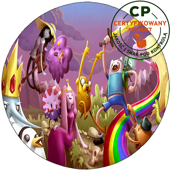 Opłatek na tort Pora na Przygodę