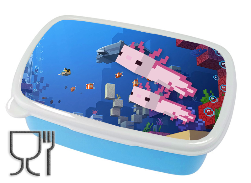 Pojemnik śniadaniowy Axolotl - Minecraft