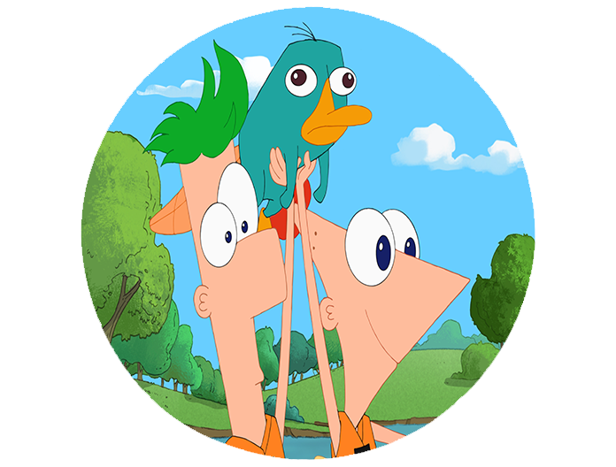 Opłatek na tort Fineasz i Ferb