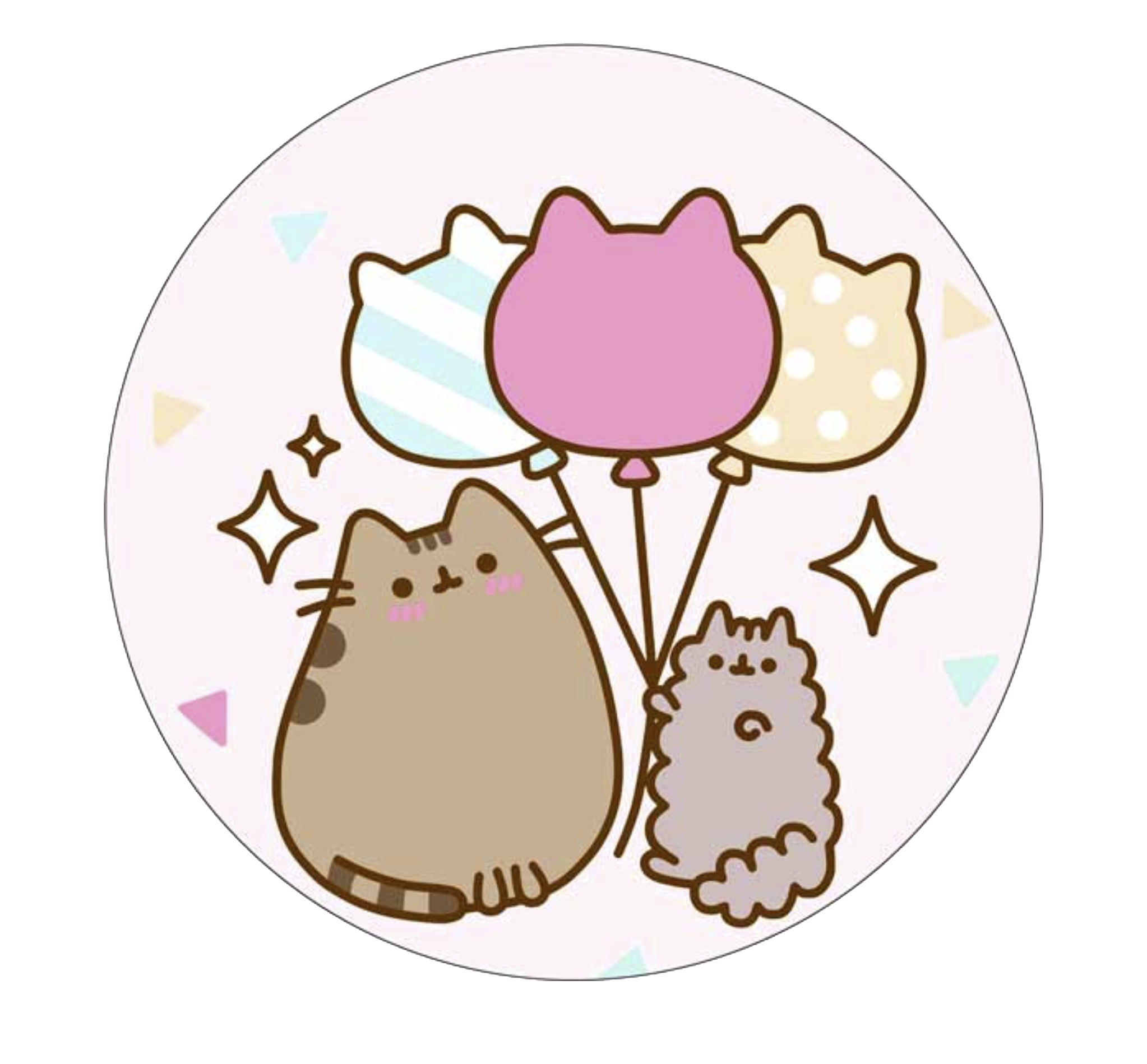 Opłatek na tort Pusheen