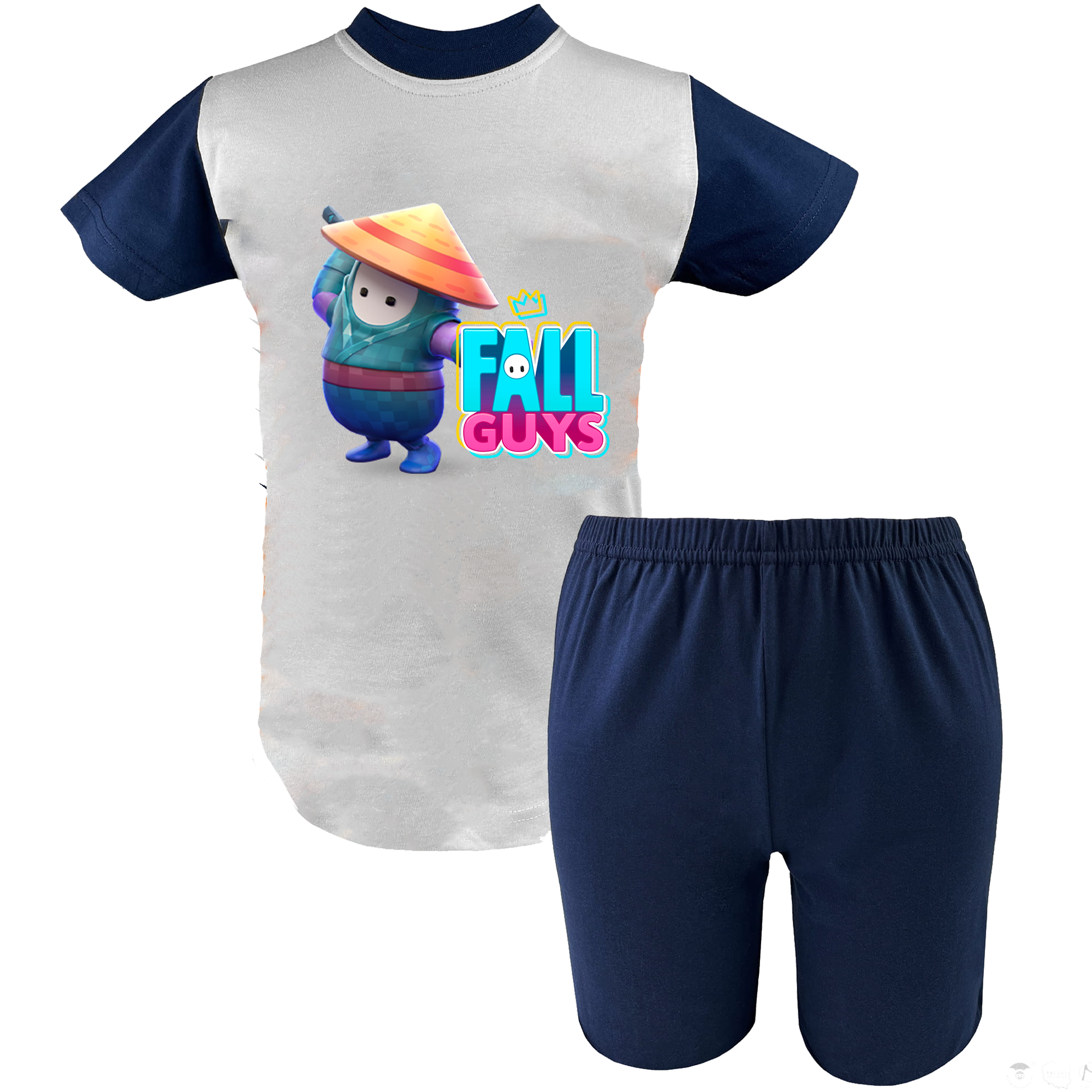 Krótka Piżama dziecięca Fall Guys