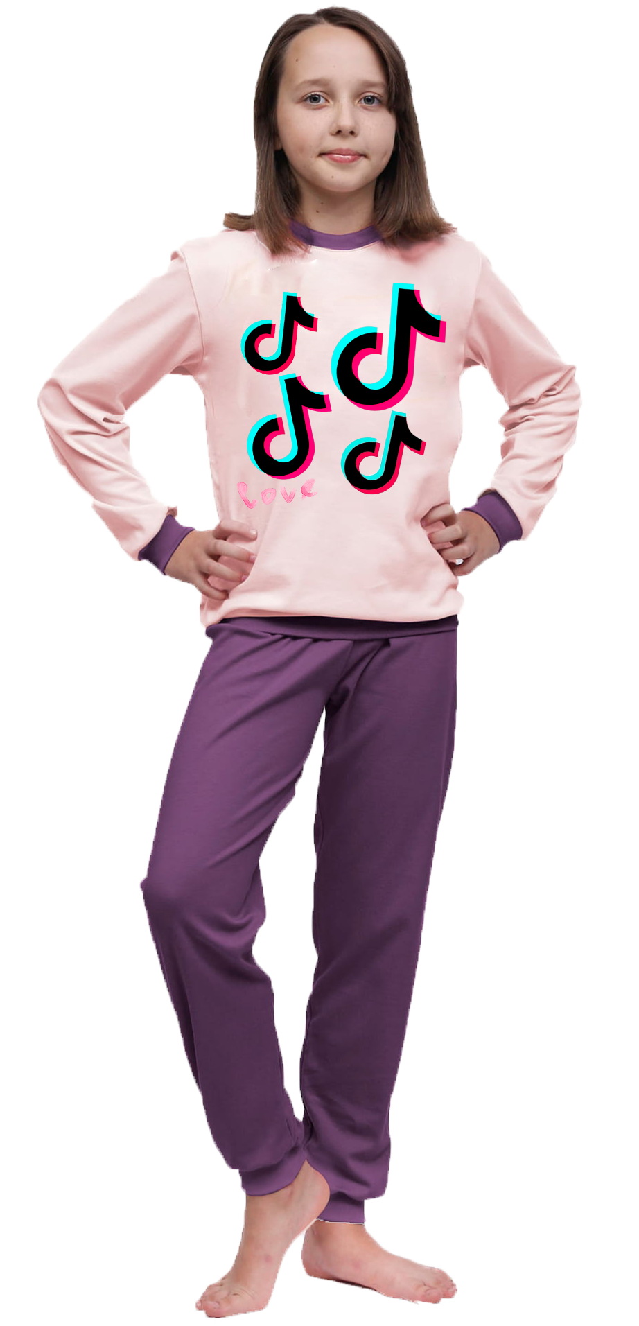 Piżama dziecięca Tik Tok