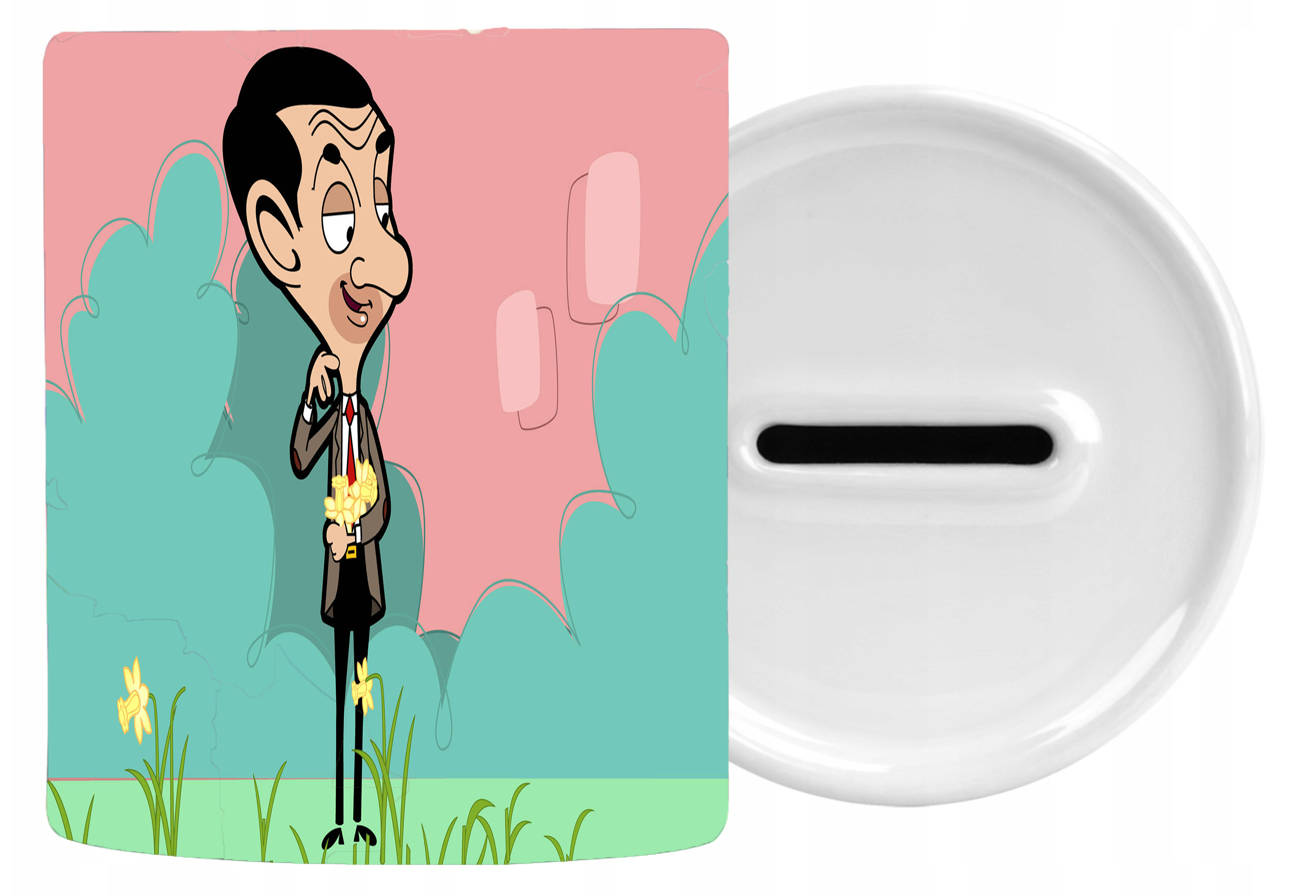 Skarbonka Ceramiczna Jaś Fasola - Mr.Bean