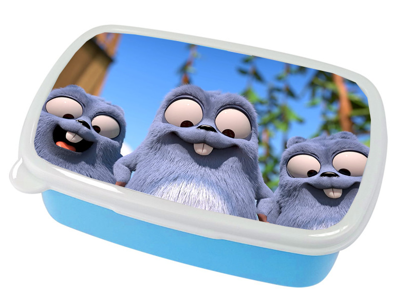 Pojemnik śniadaniowy Grizzy i Lemingi