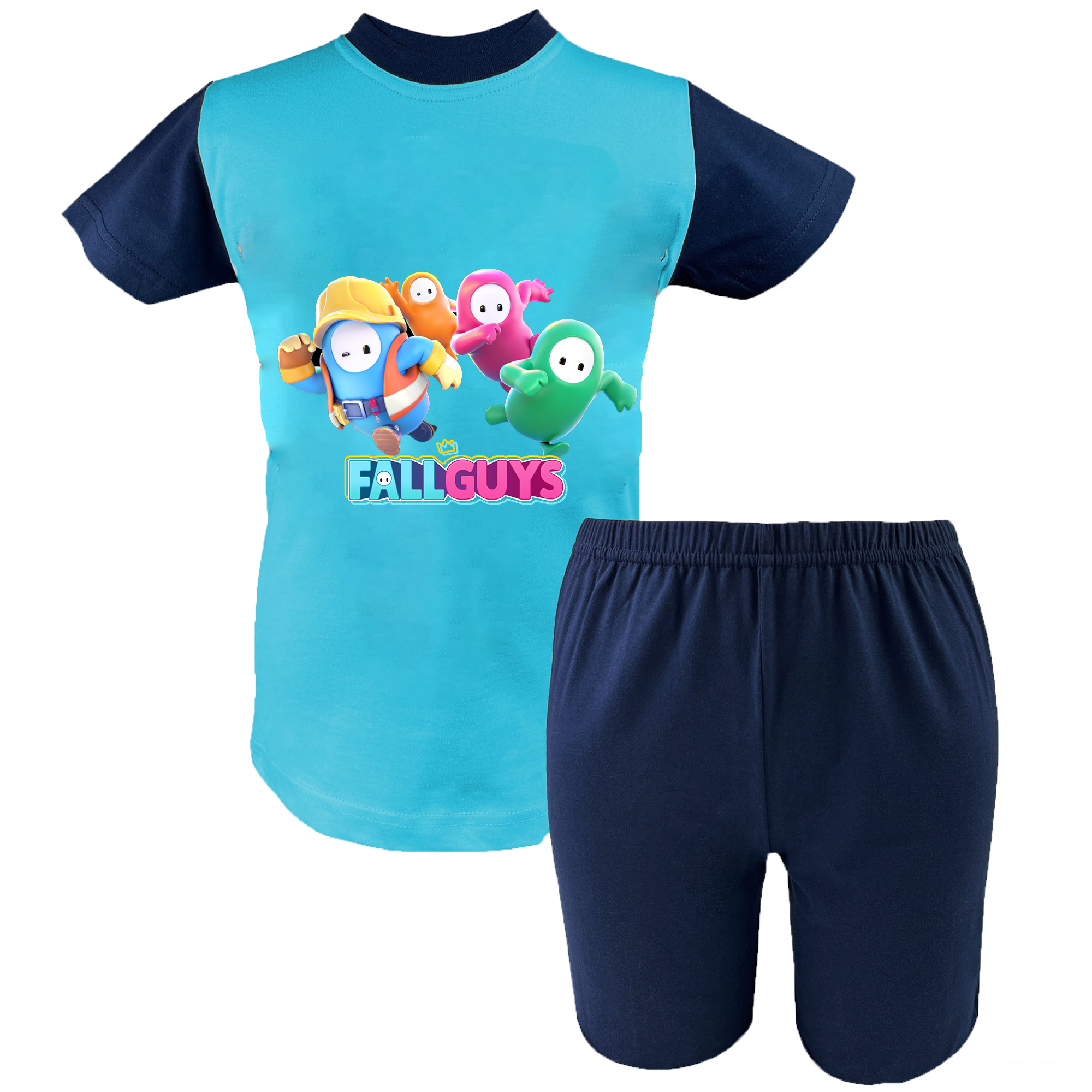 Krótka Piżama dziecięca Fall Guys