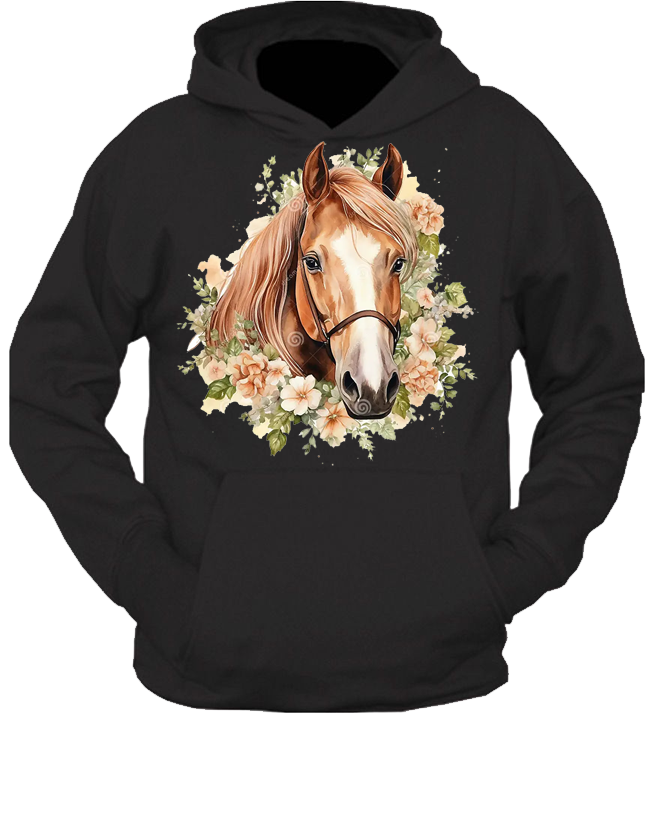 Bluza z kapturem Konie