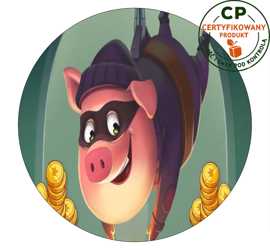 Opłatek na tort Coin Master