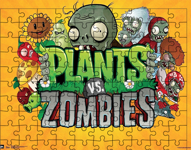 Puzzle Plants vs Zombie