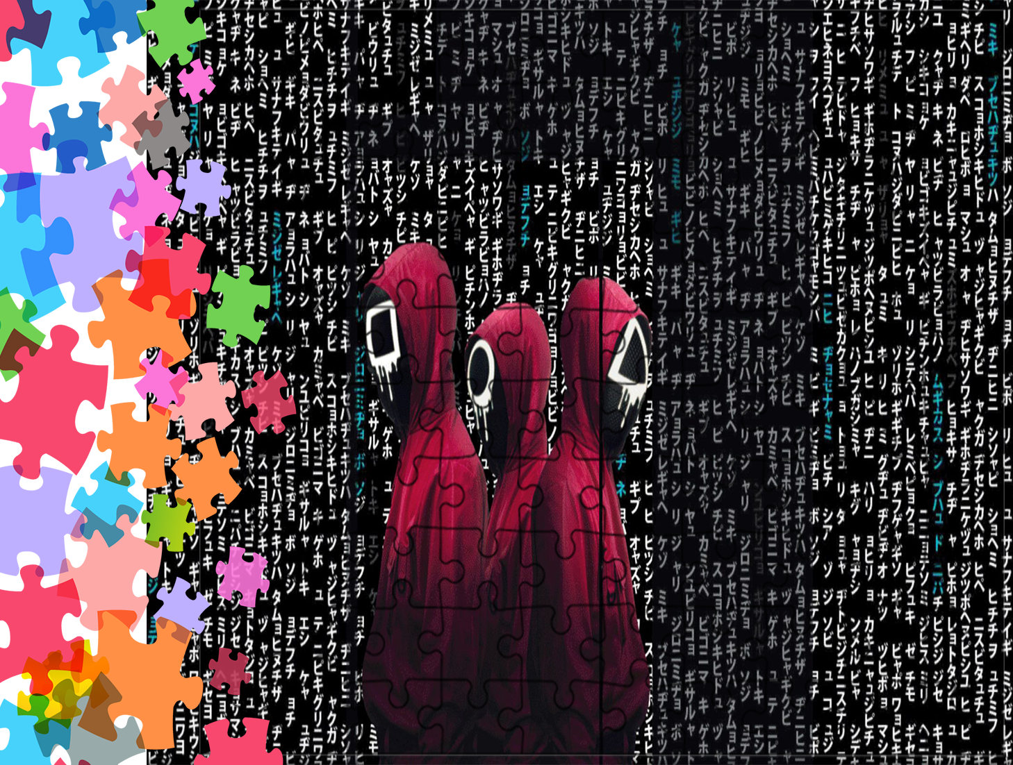 Puzzle tradycyjne - Squid Game