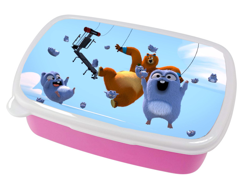 Pojemnik śniadaniowy Grizzy i Lemingi