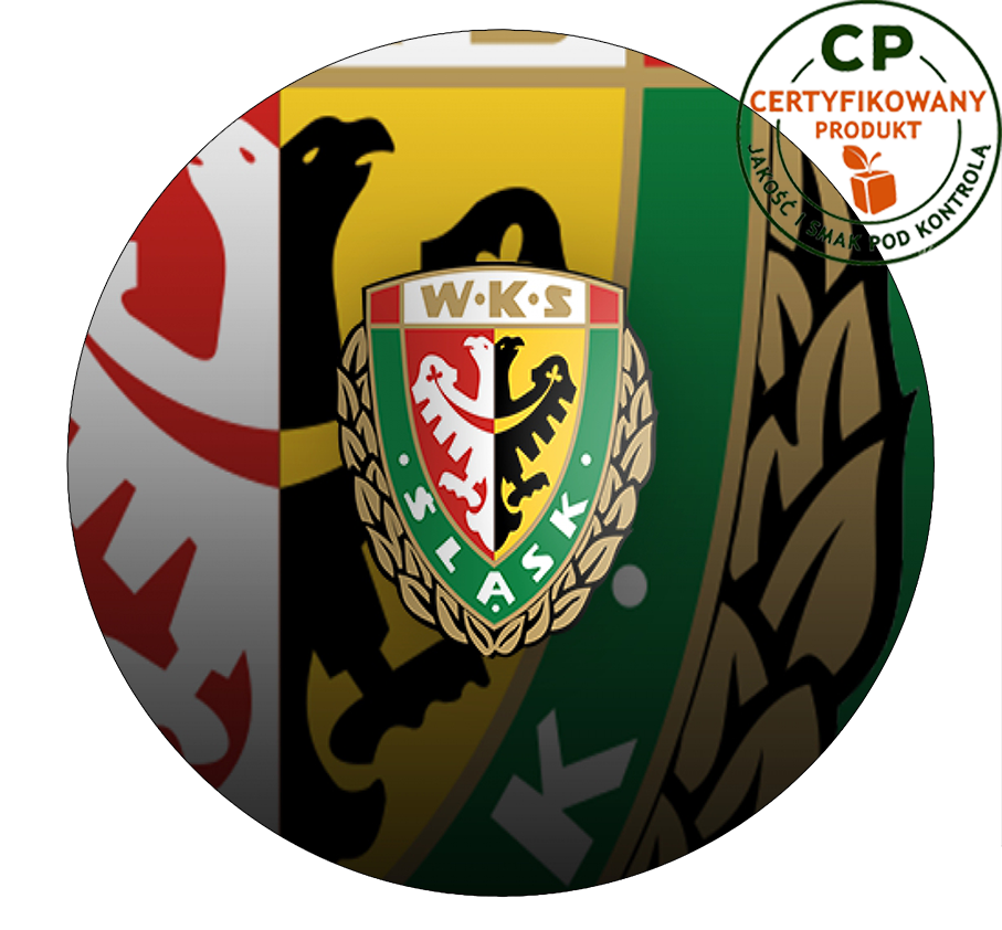 Opłatek na tort WKS Śląsk Wrocław