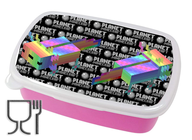Pojemnik śniadaniowy Axolotl - Minecraft