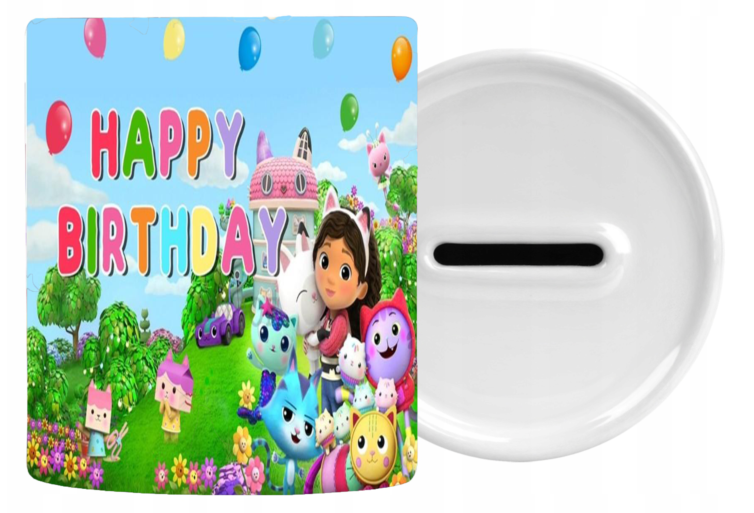 Skarbonka Ceramiczna Koci Domek Gabi