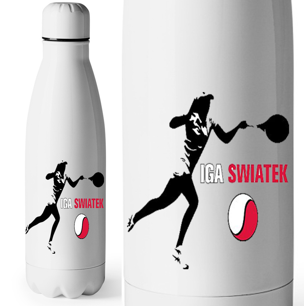 Termos - Butelka Termiczna - Iga Świątek - dla fana