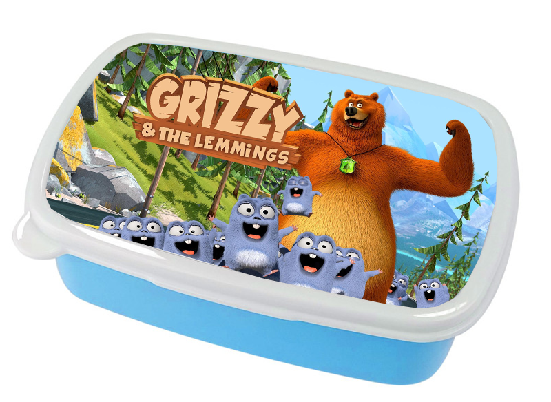 Pojemnik śniadaniowy Grizzy i Lemingi