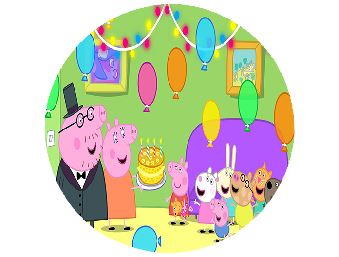 Opłatek na tort Świnka Peppa