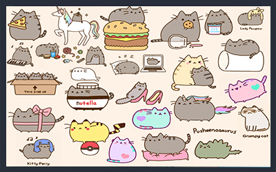 Magnes na lodówkę Pusheen