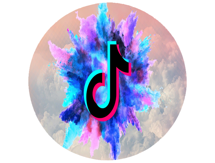 Opłatek na tort Tik Tok