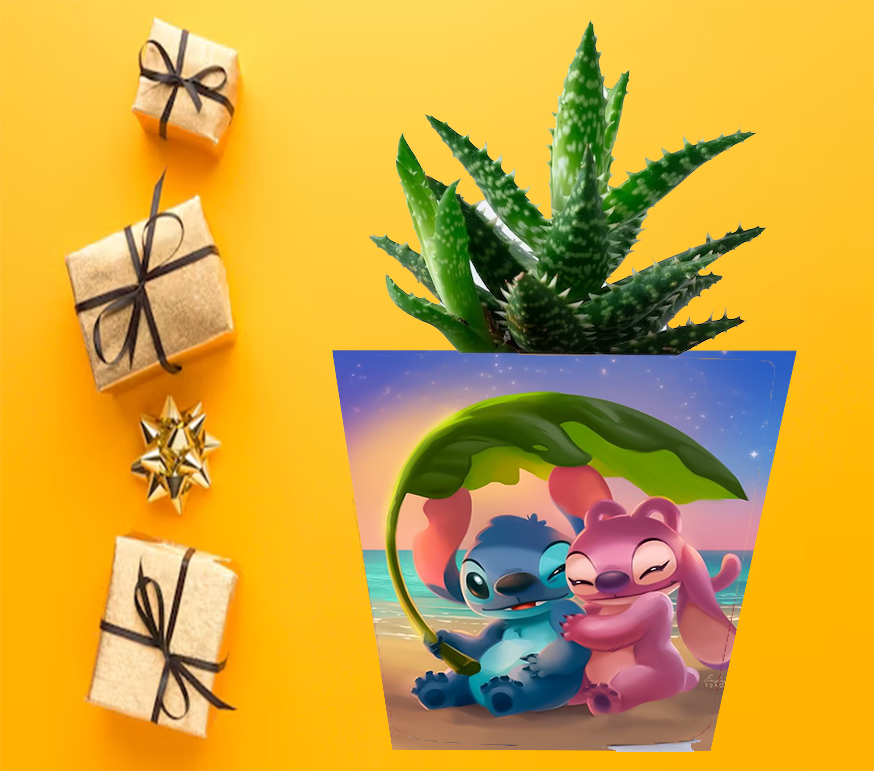 Doniczka do kwiatów/roślin - Lilo i Stich