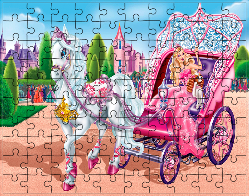 Puzzle Barbie