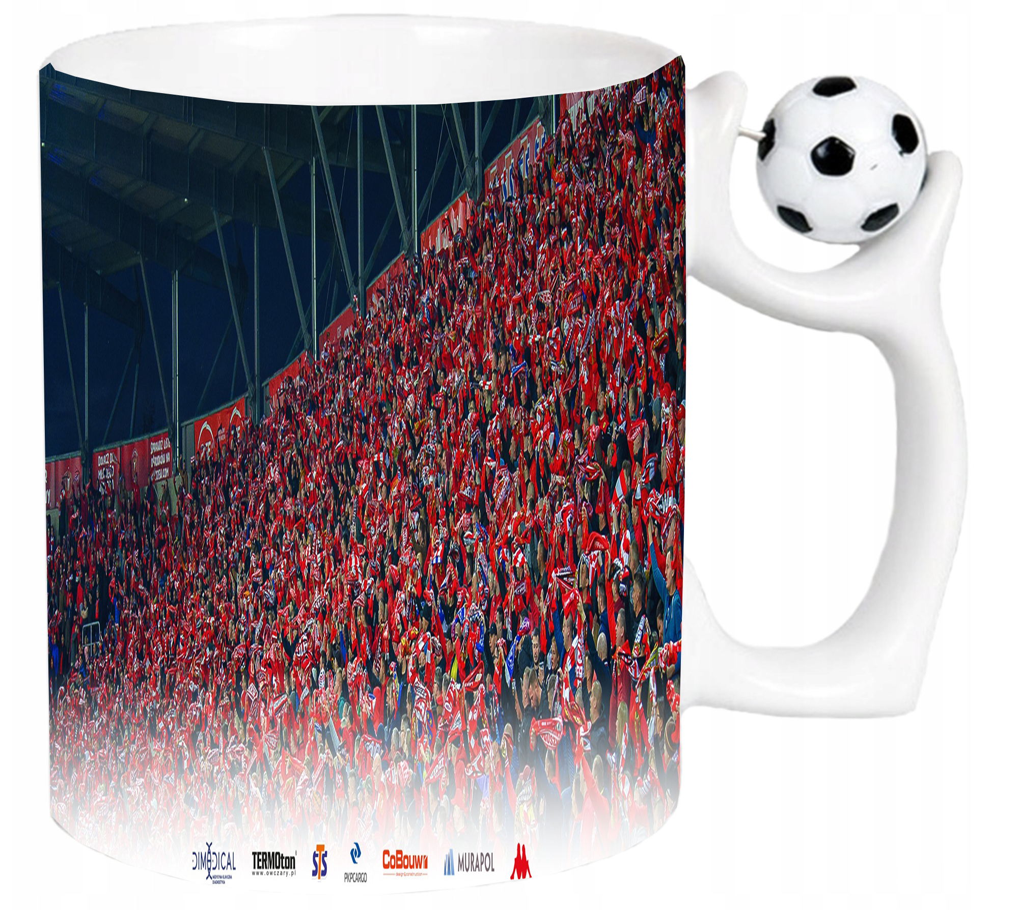 Kubek z piłką dla Fana Widzew Łódź