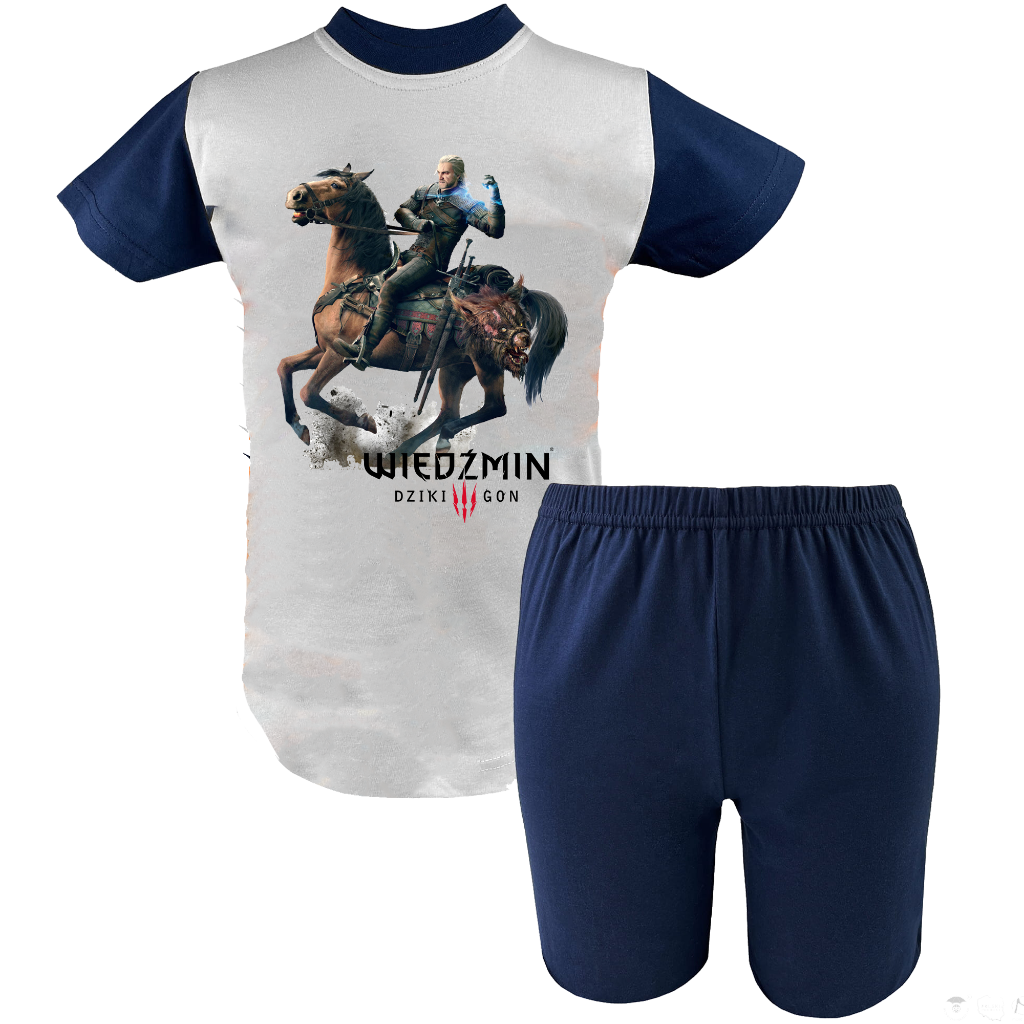Krótka Piżama dziecięca - Wiedźmin - The Witcher