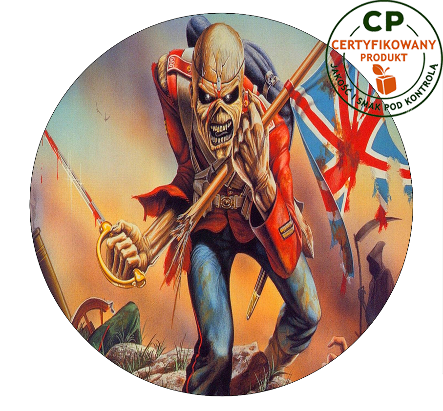 Opłatek na tort Iron Maiden