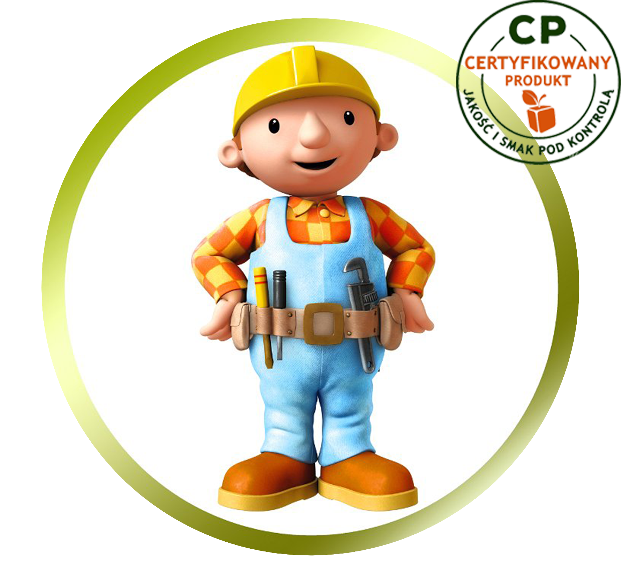 Opłatek na tort Bob Budowniczy