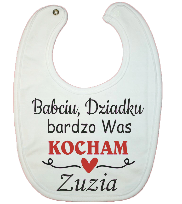 Śliniaczek Bawełniany od Babci i Dziadka