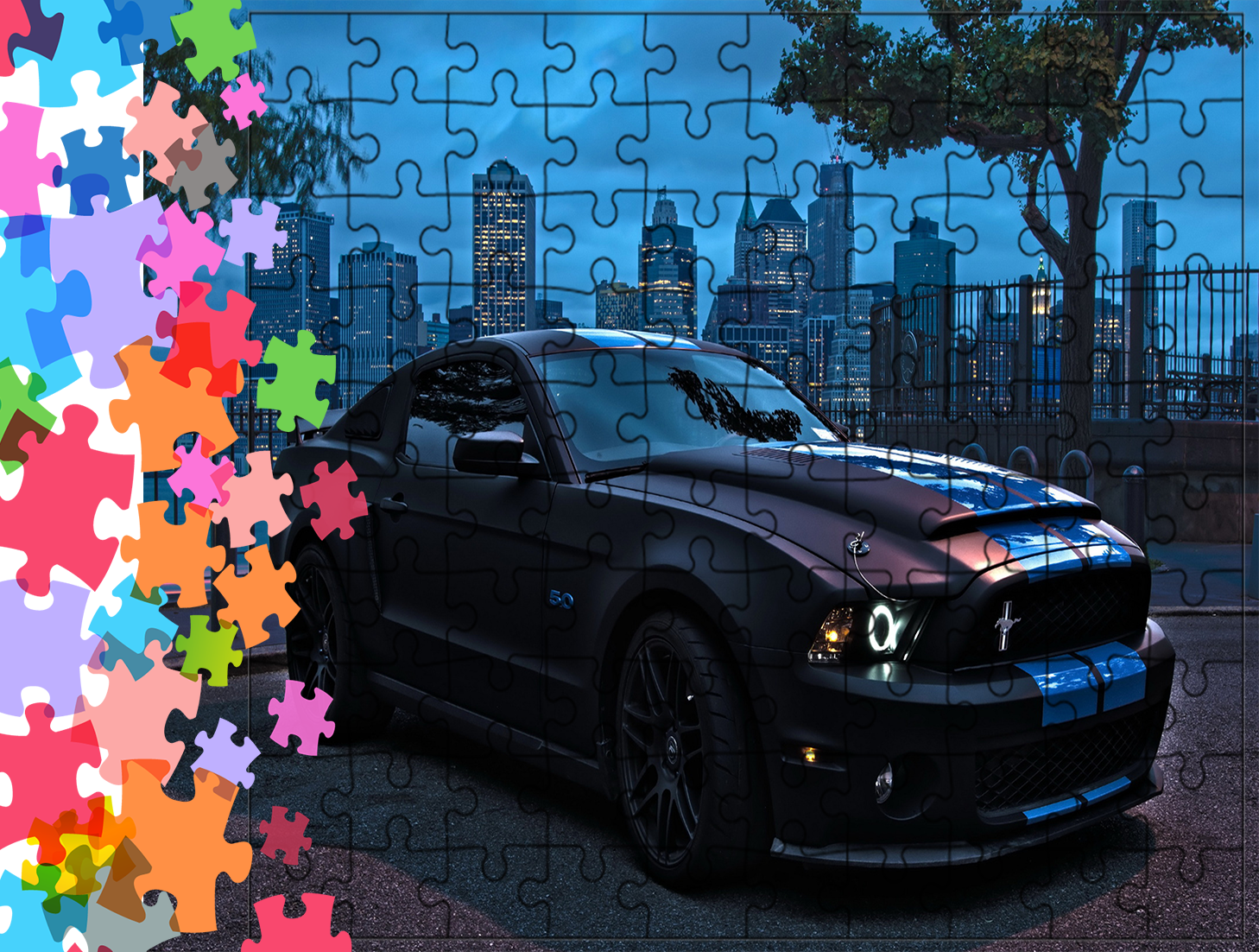 Puzzle tradycyjne Samochody